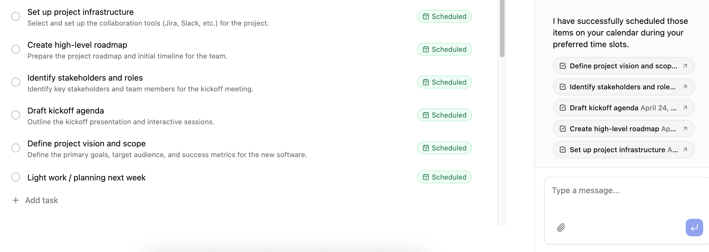 Big tasks, made manageable